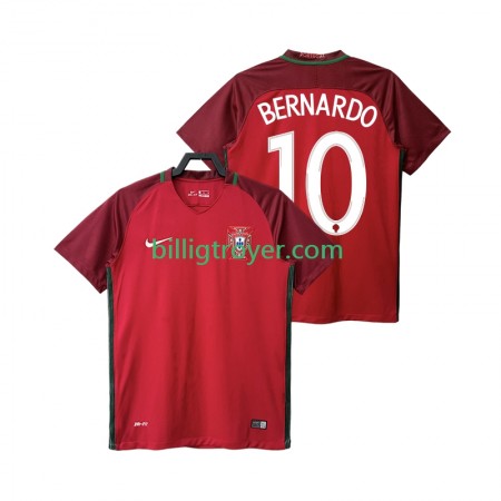 Billige Fotballdrakter Portugal BERNARDO 10 2016 Retro Hjemmedraktsett Kortermet